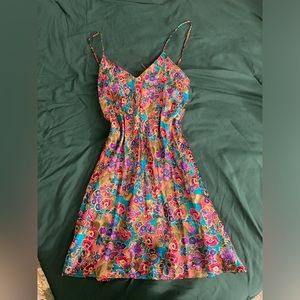 90’s Victoria’s Secret Floral Mini Silk Slip Dress